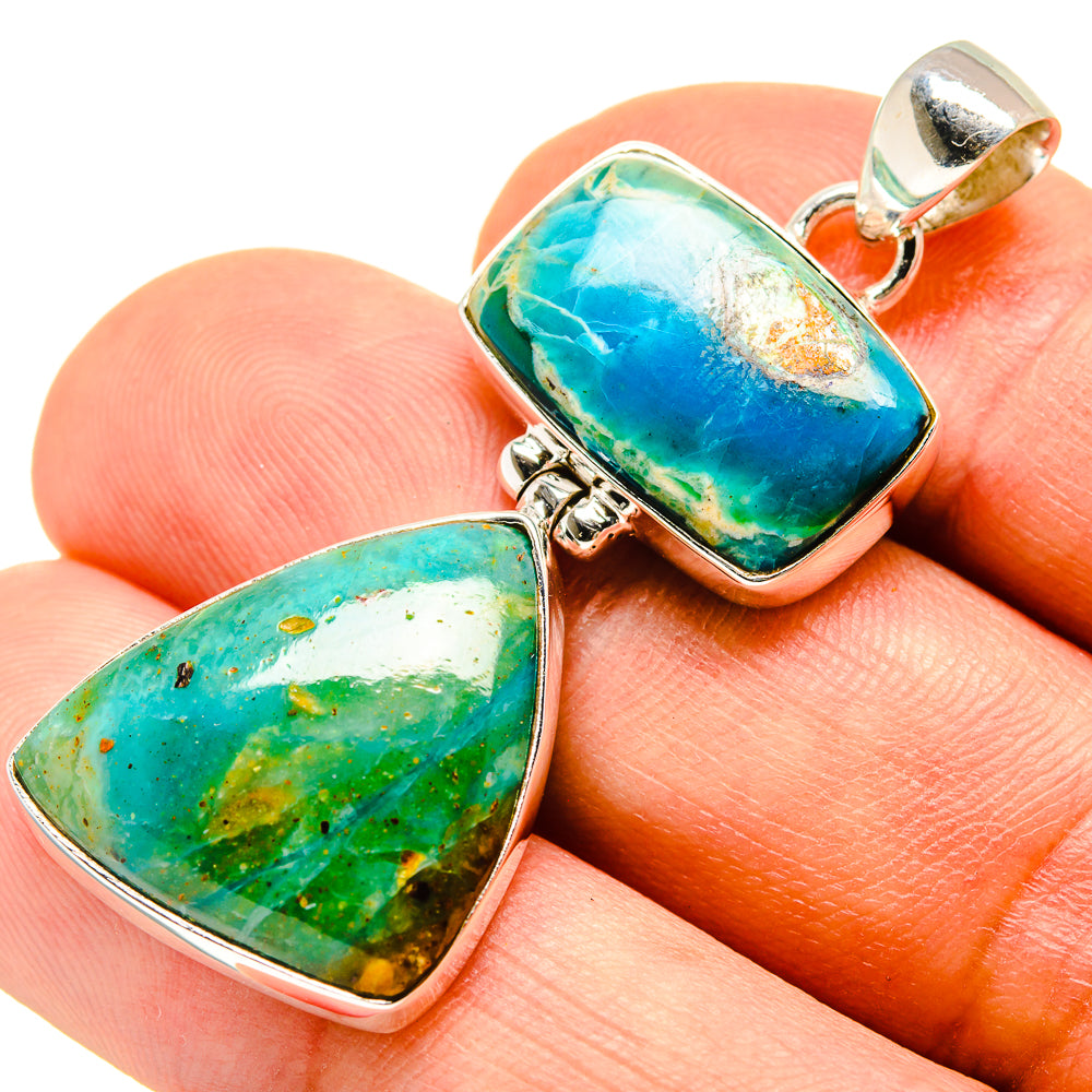 Peruvian Opal Pendants handcrafted by Anasilvercos - PD757823