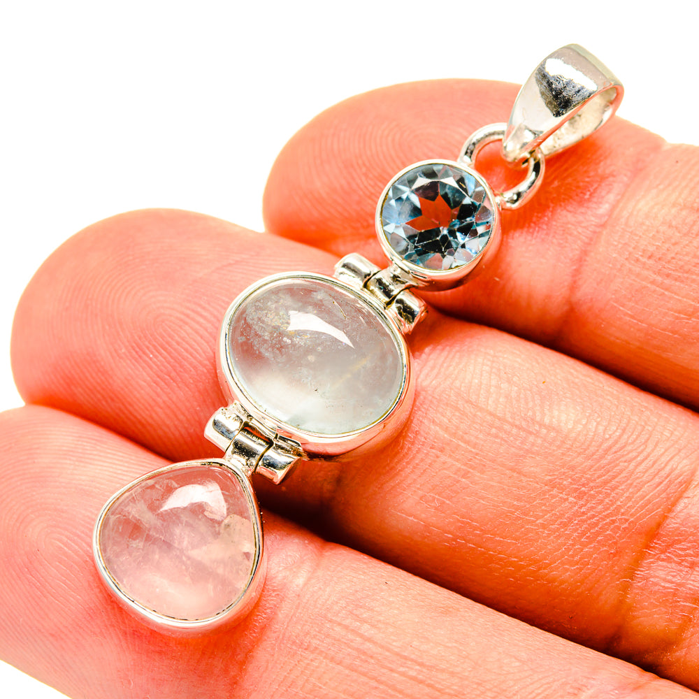 Aquamarine Pendants handcrafted by Anasilvercos - PD757827