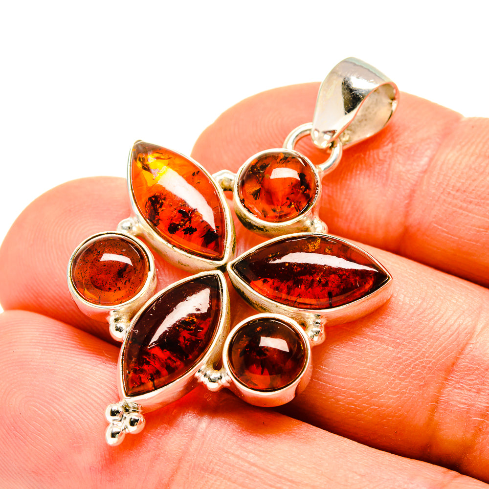 Baltic Amber Pendants handcrafted by Anasilvercos - PD757833