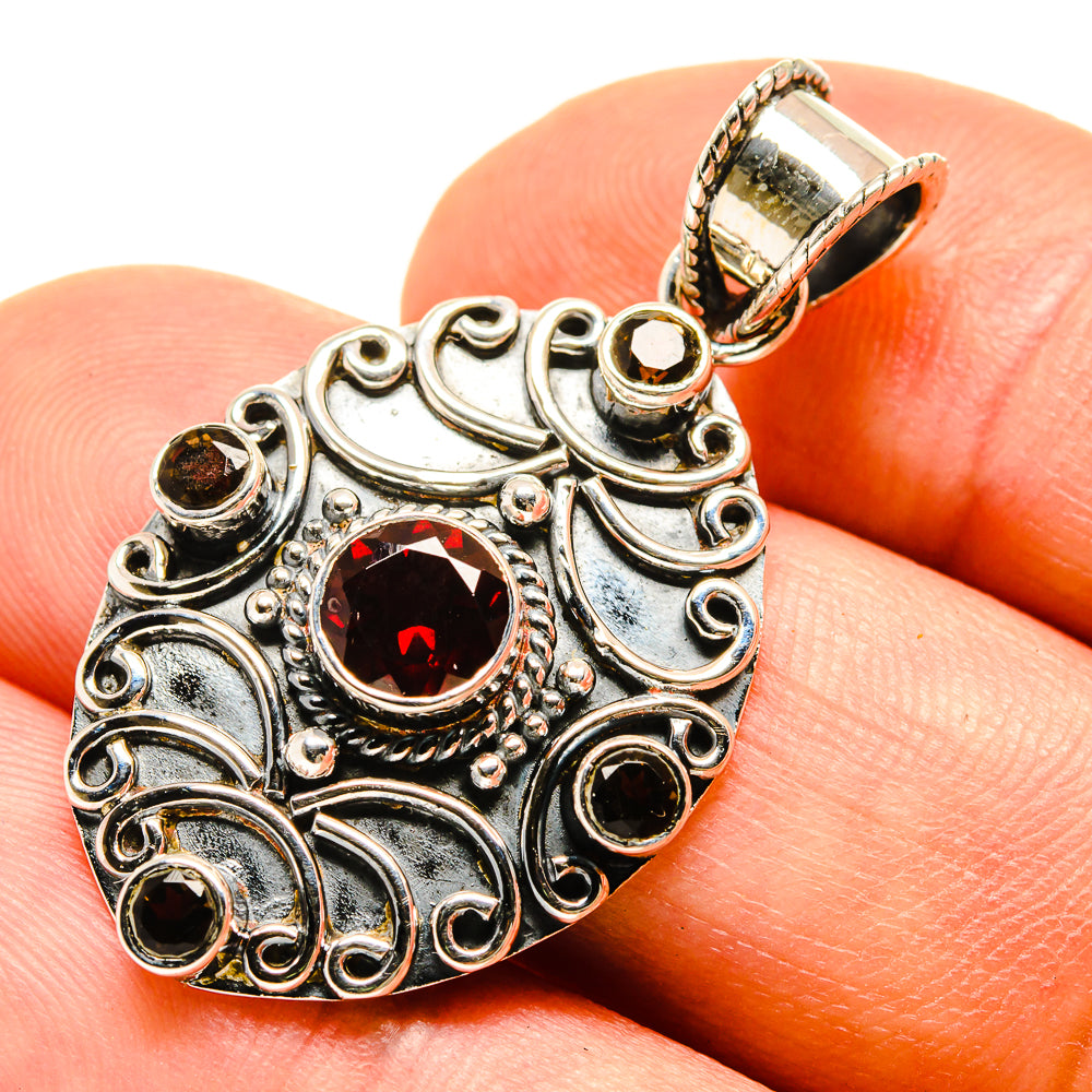 Garnet Pendants handcrafted by Anasilvercos - PD757838