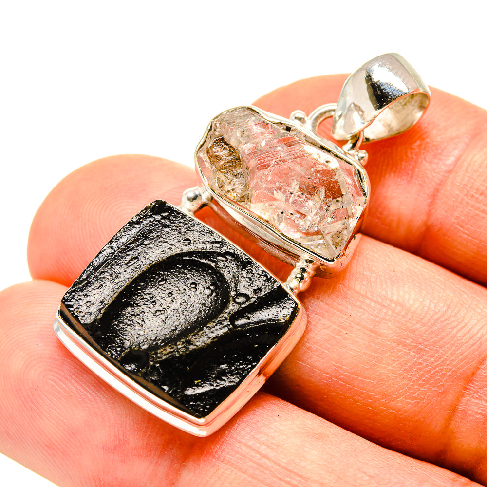 Tektite Pendants handcrafted by Anasilvercos - PD757852