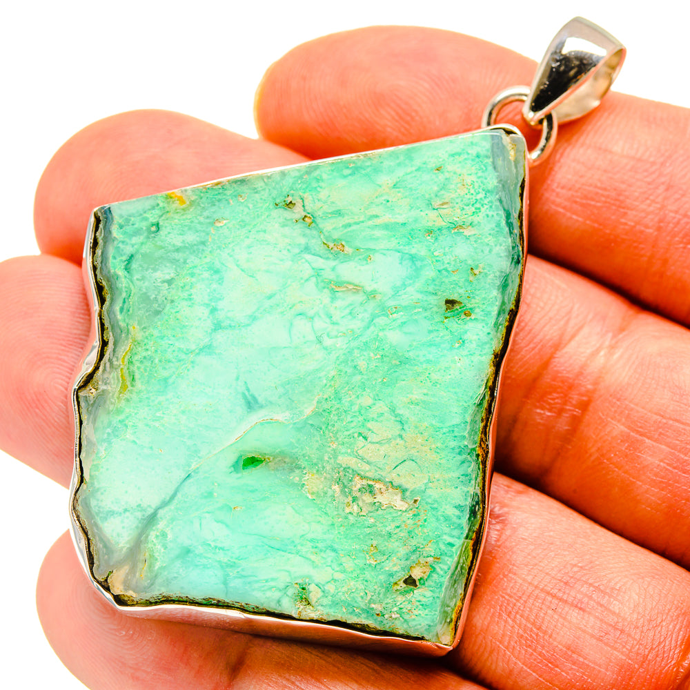 Chrysoprase Pendants handcrafted by Anasilvercos - PD757857
