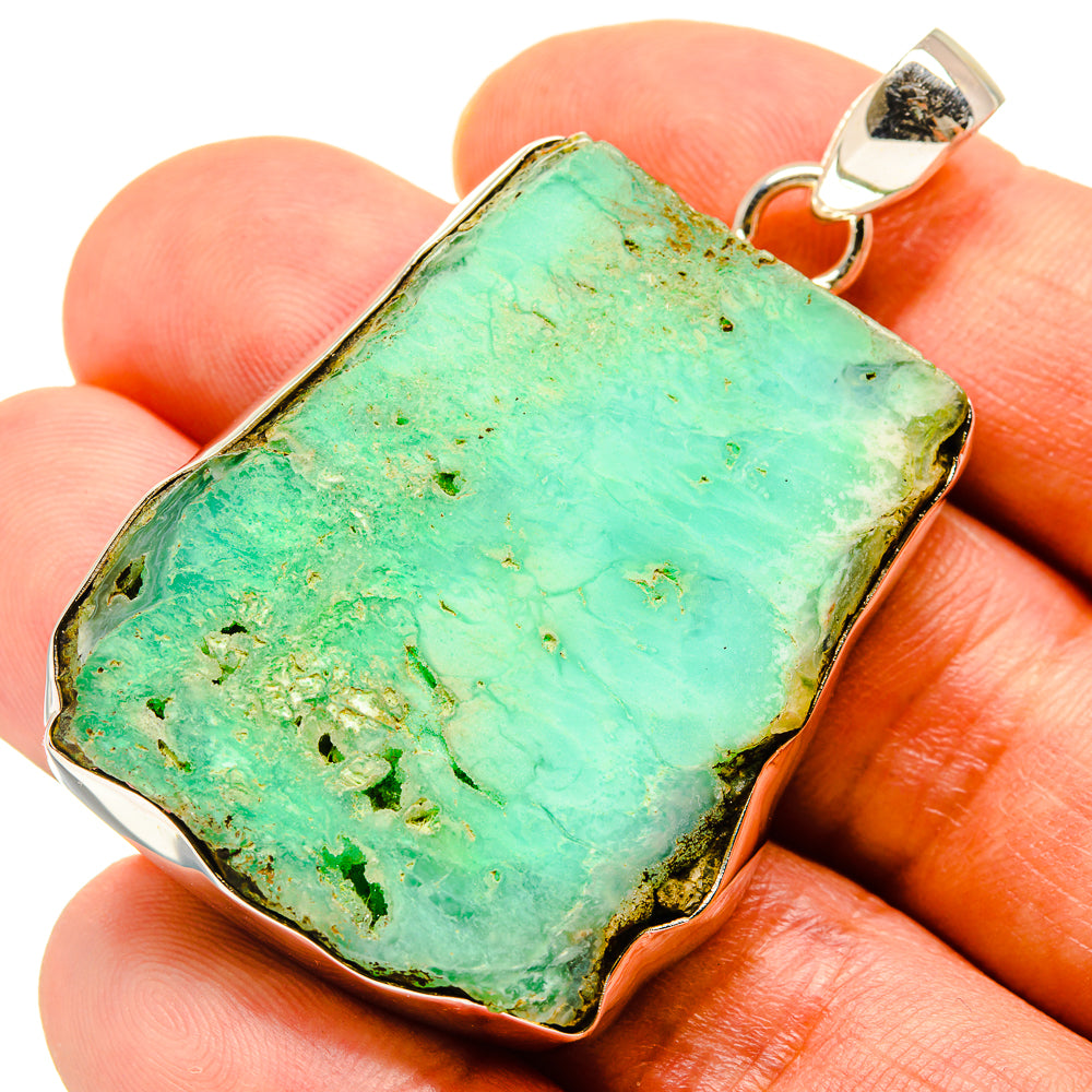 Chrysoprase Pendants handcrafted by Anasilvercos - PD757858