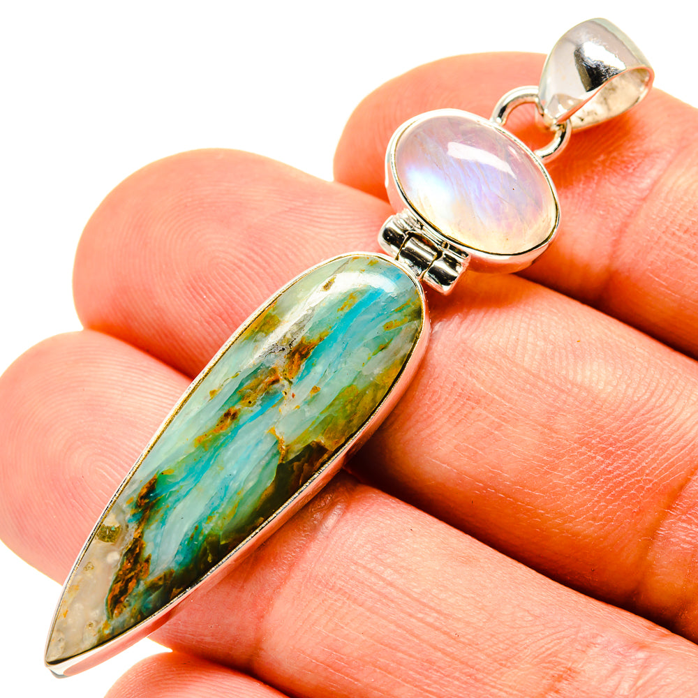 Peruvian Opal Pendants handcrafted by Anasilvercos - PD757865