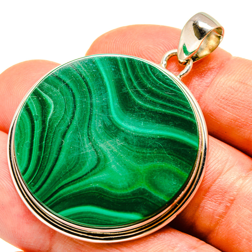 Malachite Pendants handcrafted by Anasilvercos - PD757874