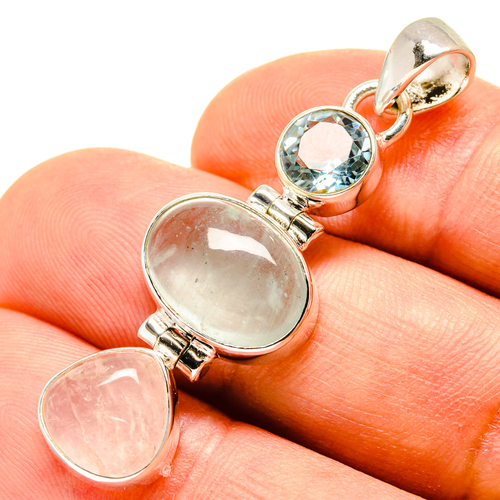 Aquamarine Pendants handcrafted by Anasilvercos - PD757915