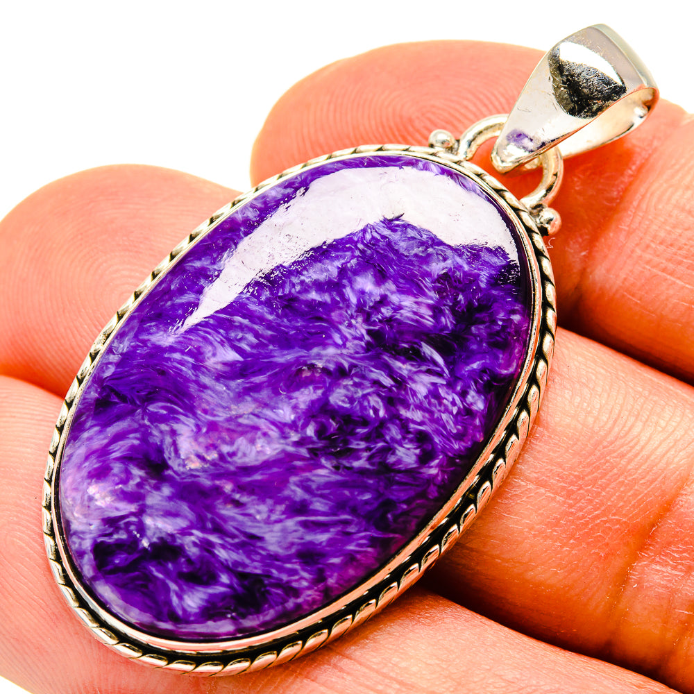 Charoite Pendants handcrafted by Anasilvercos - PD757917