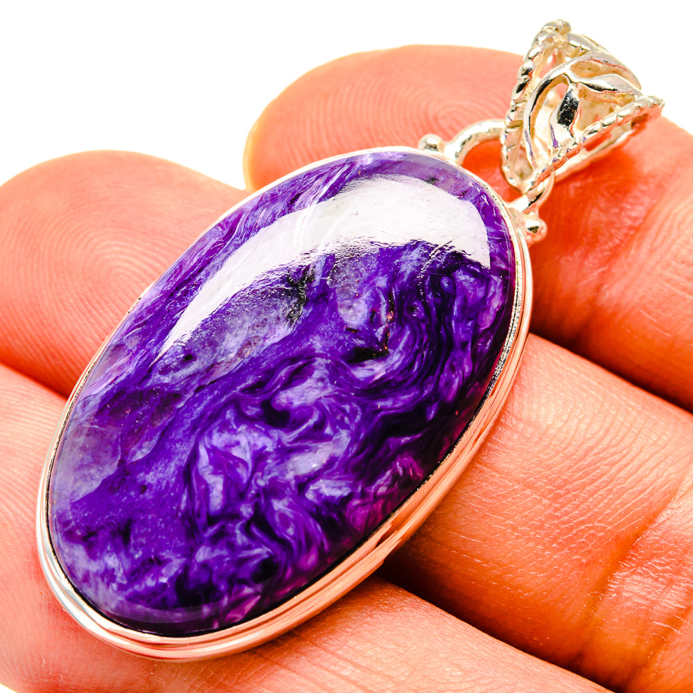 Charoite Pendants handcrafted by Anasilvercos - PD757918
