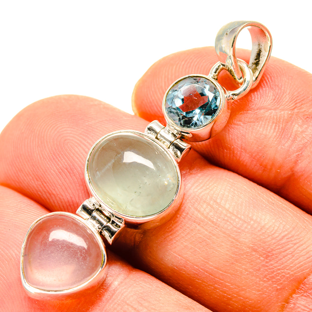 Aquamarine Pendants handcrafted by Anasilvercos - PD757929