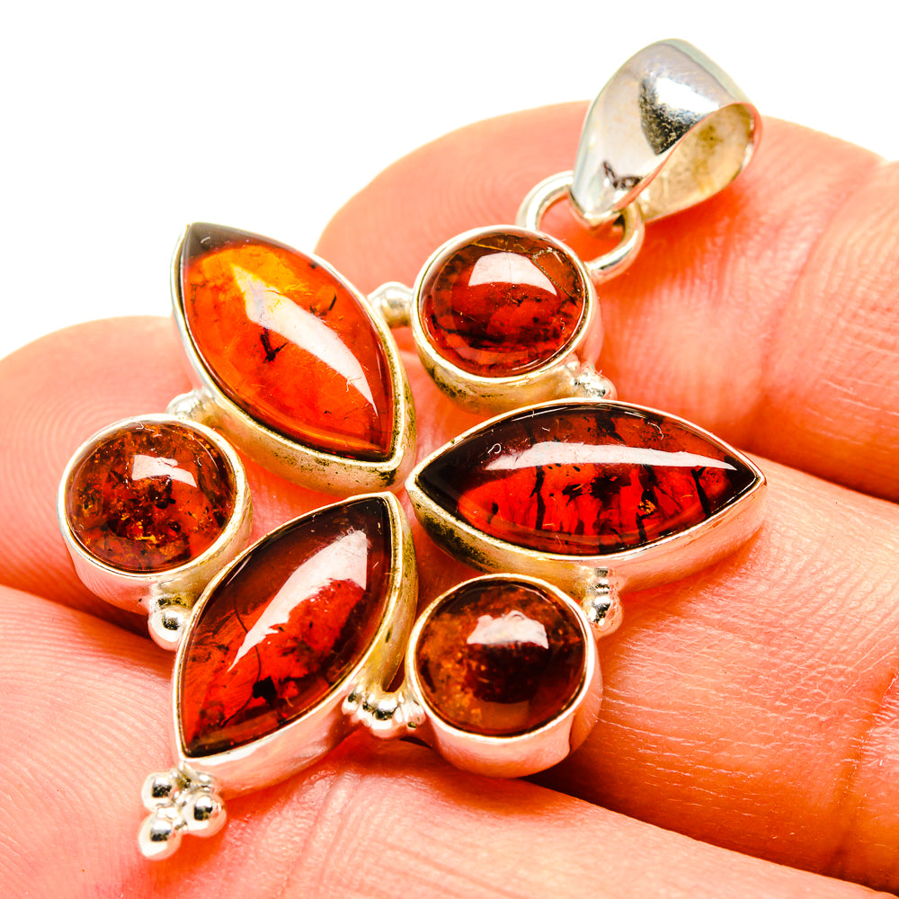 Baltic Amber Pendants handcrafted by Anasilvercos - PD757935