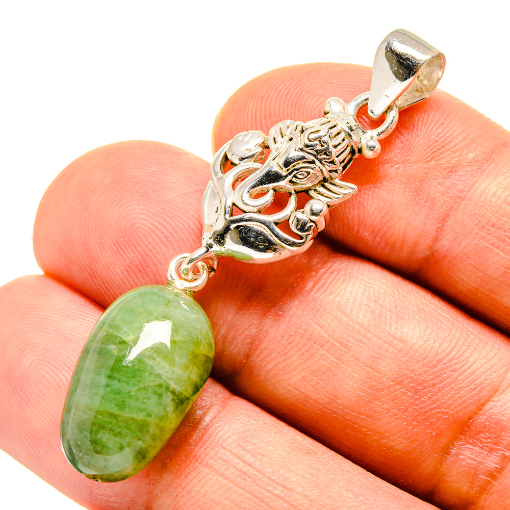 Prehnite Pendants handcrafted by Anasilvercos - PD757968
