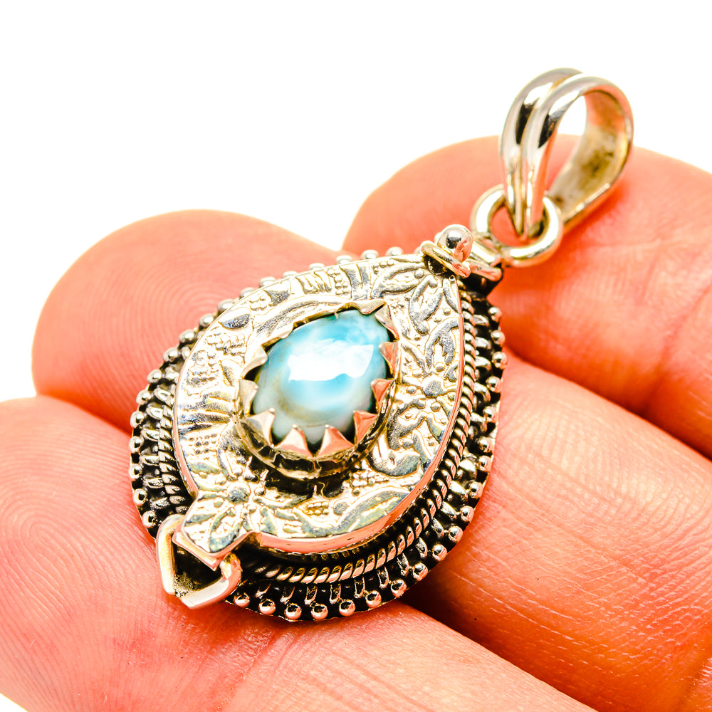 Larimar Pendants handcrafted by Anasilvercos - PD757993
