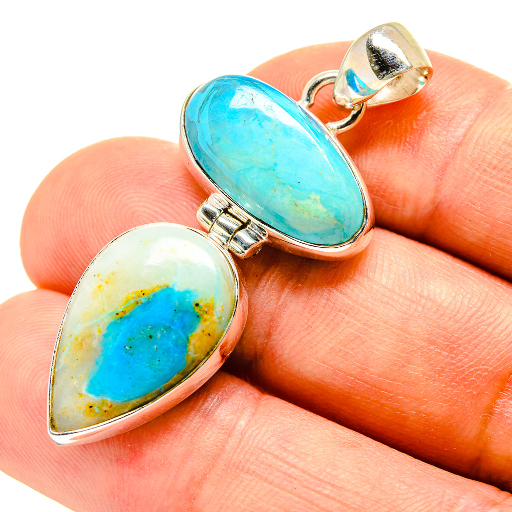 Peruvian Opal Pendants handcrafted by Anasilvercos - PD758021