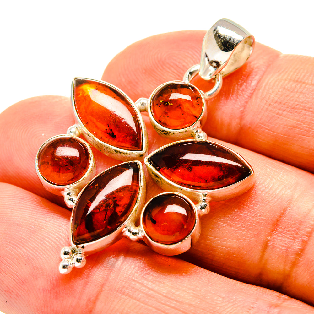 Baltic Amber Pendants handcrafted by Anasilvercos - PD758035