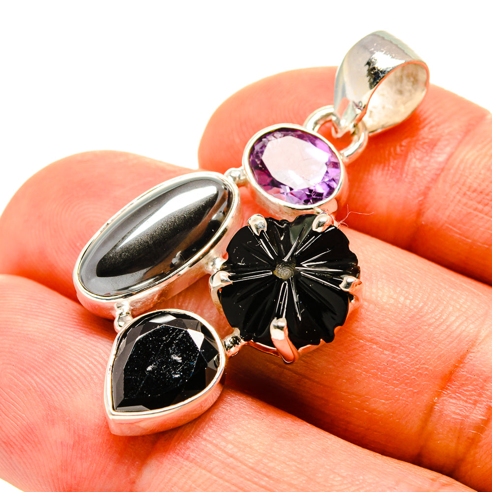 Hematite Pendants handcrafted by Anasilvercos - PD758037