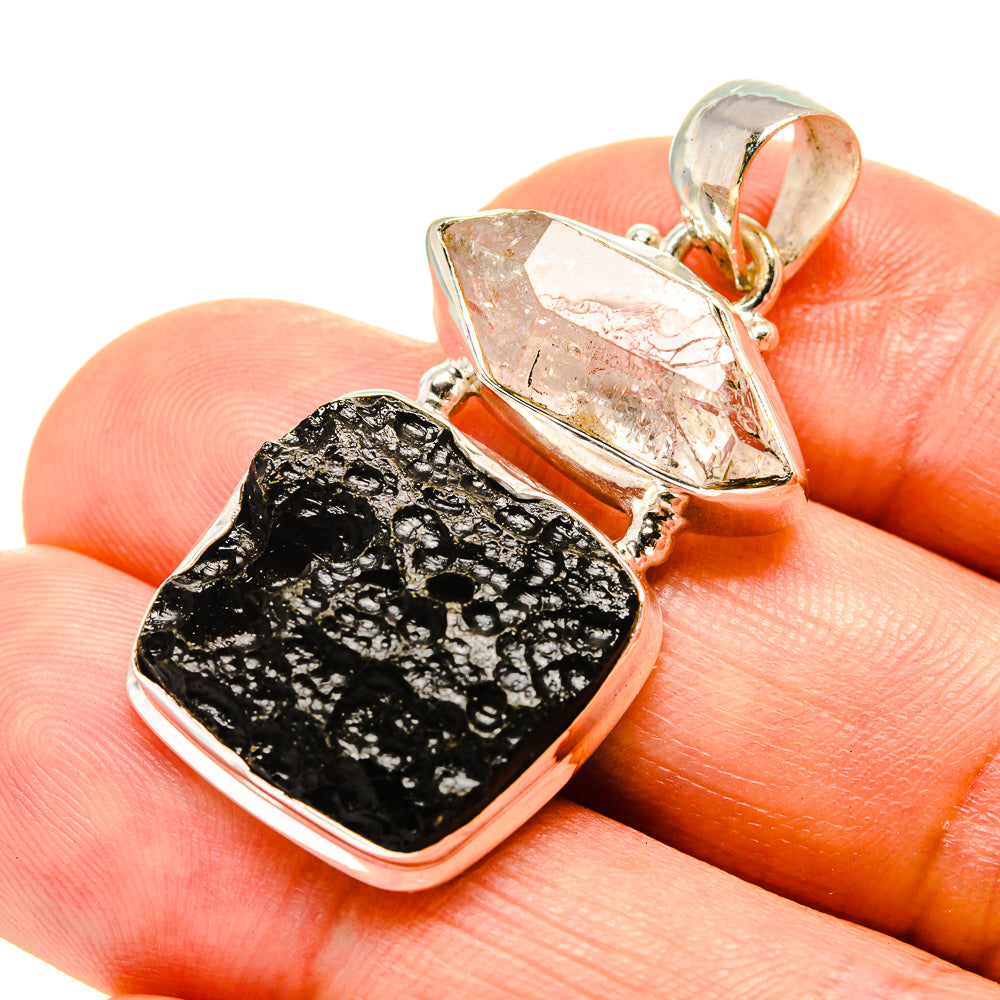Tektite Pendants handcrafted by Anasilvercos - PD758040