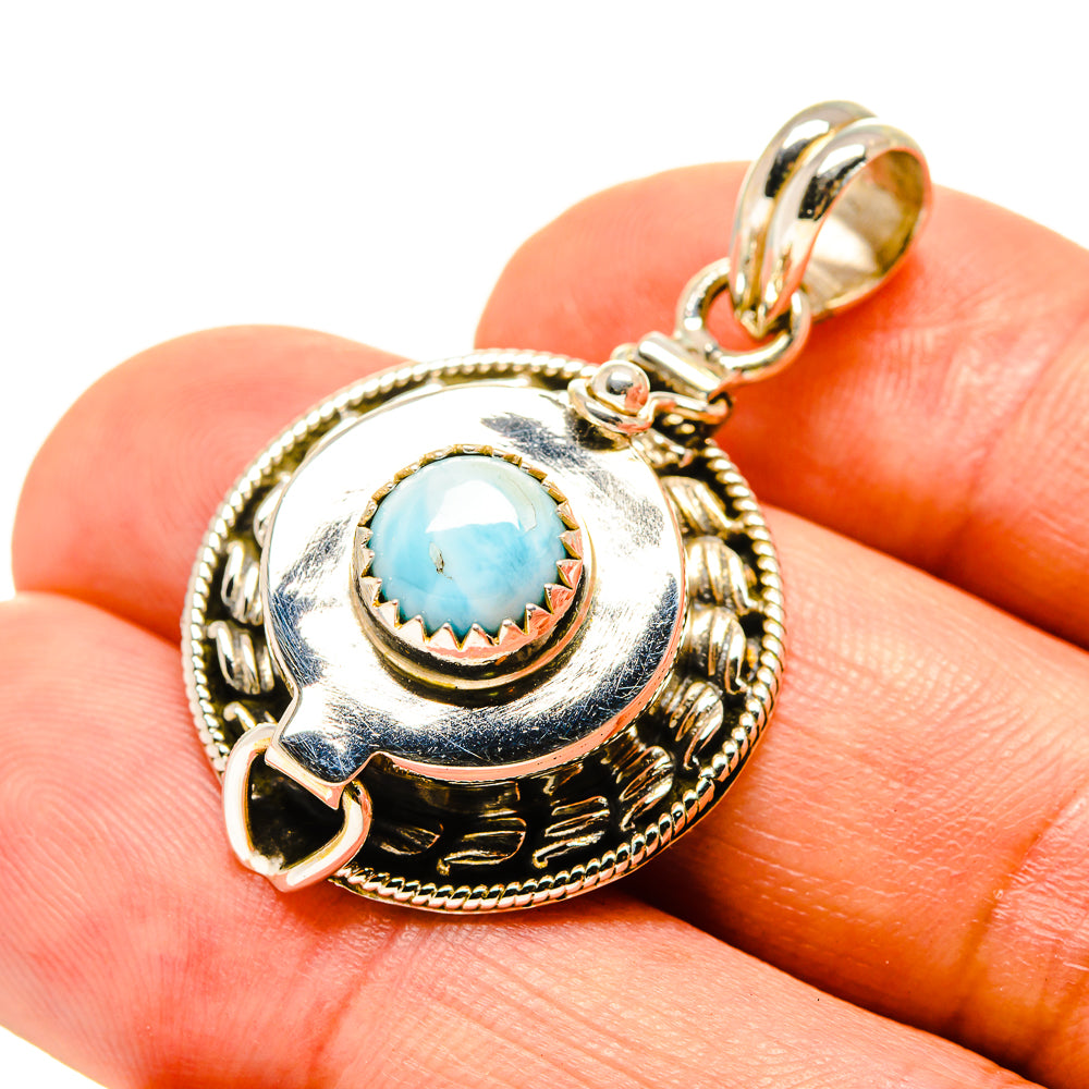 Larimar Pendants handcrafted by Anasilvercos - PD758051