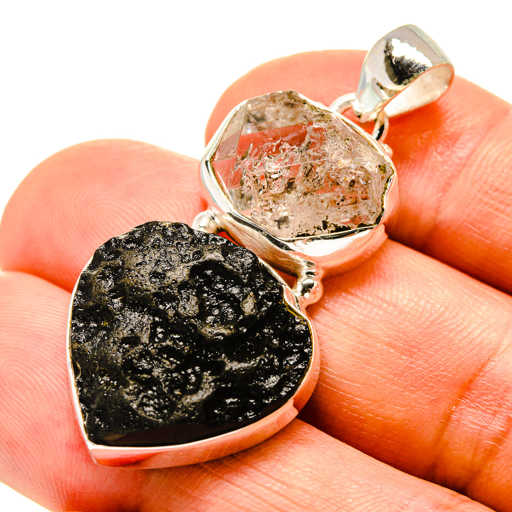 Tektite Pendants handcrafted by Anasilvercos - PD758057