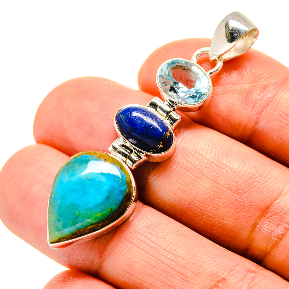 Peruvian Opal Pendants handcrafted by Anasilvercos - PD758069