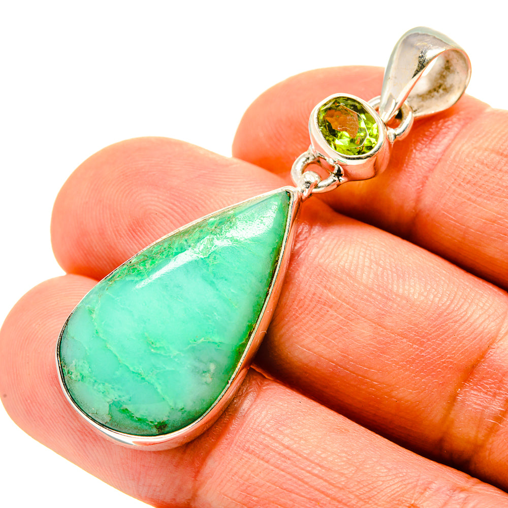 Chrysocolla Pendants handcrafted by Anasilvercos - PD758082