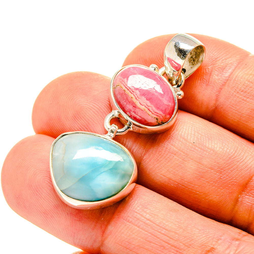 Larimar Pendants handcrafted by Anasilvercos - PD758088