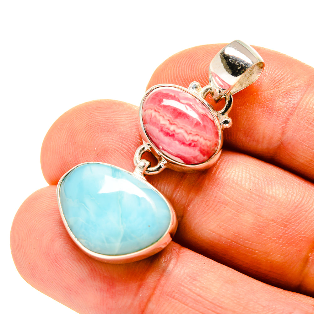 Larimar Pendants handcrafted by Anasilvercos - PD758089