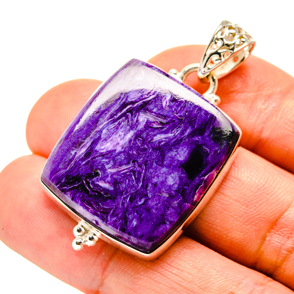 Charoite Pendants handcrafted by Anasilvercos - PD758090