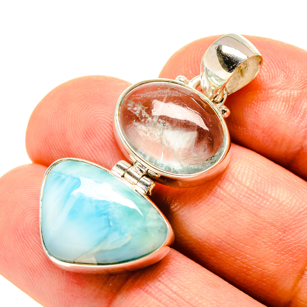 Larimar Pendants handcrafted by Anasilvercos - PD758092