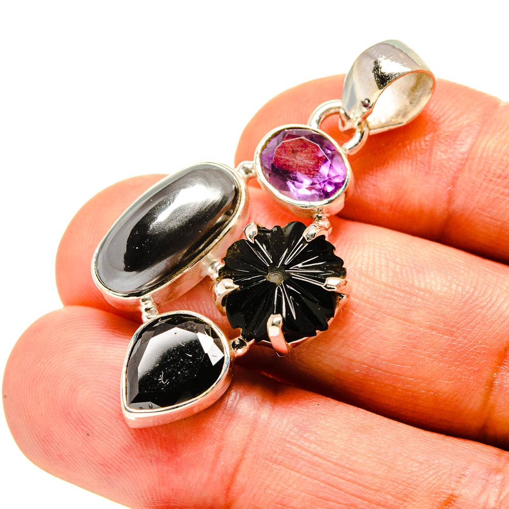 Hematite Pendants handcrafted by Anasilvercos - PD758095