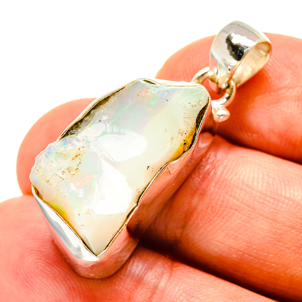 Ethiopian Opal Pendants handcrafted by Anasilvercos - PD758099