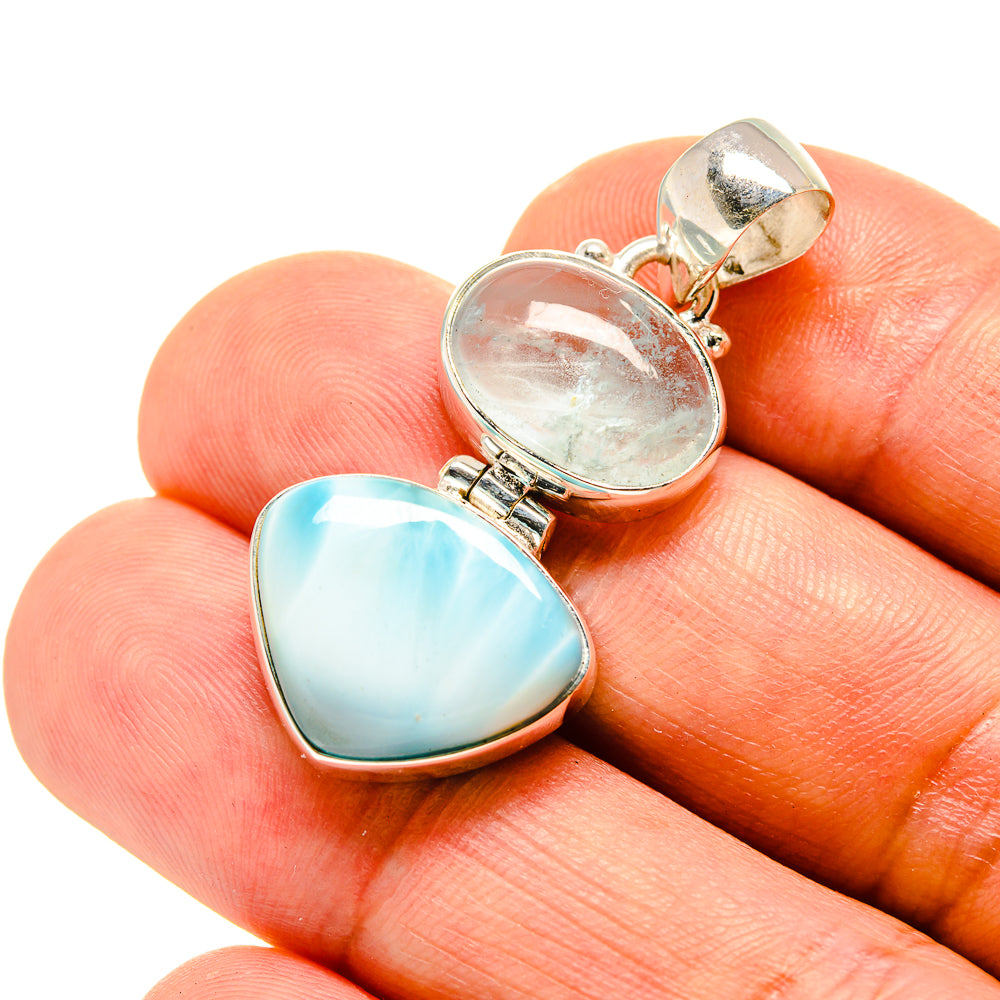 Larimar Pendants handcrafted by Anasilvercos - PD758101