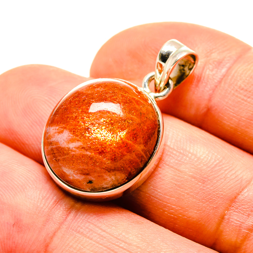 Sunstone Pendants handcrafted by Anasilvercos - PD758125