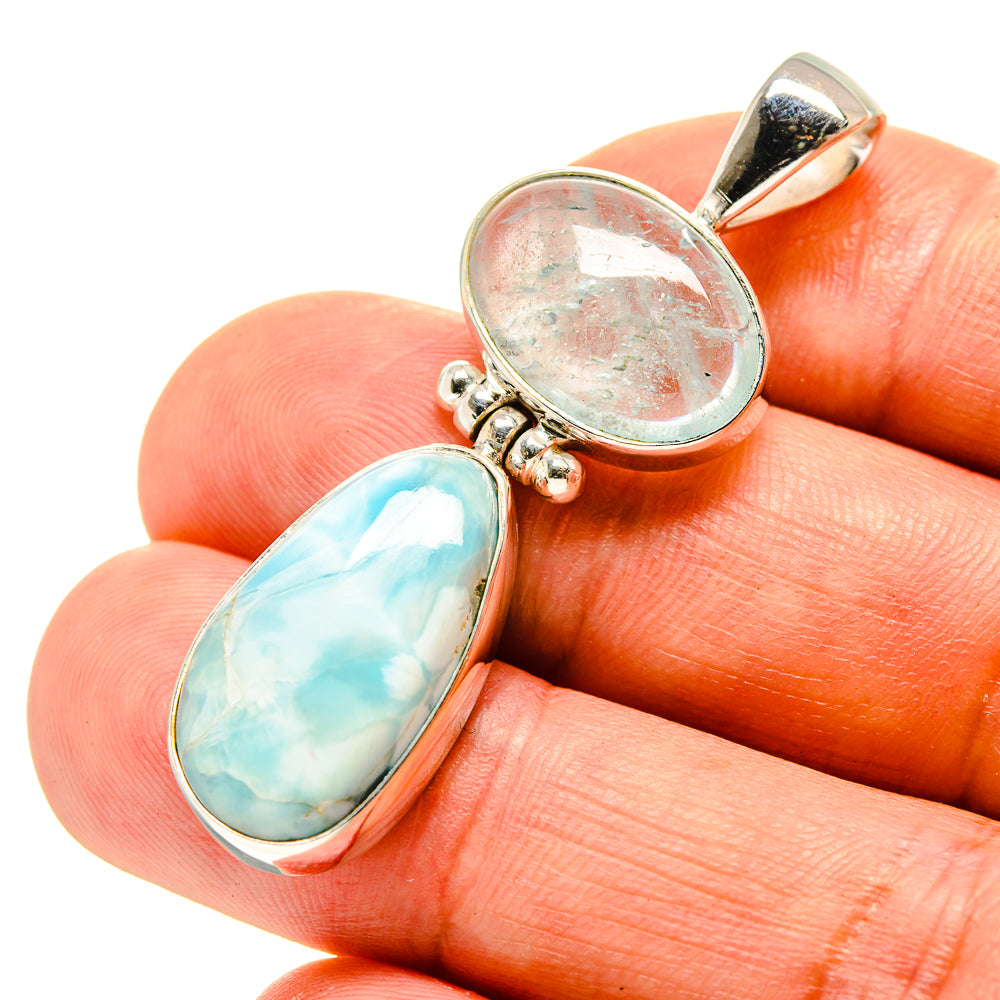 Larimar Pendants handcrafted by Anasilvercos - PD758152