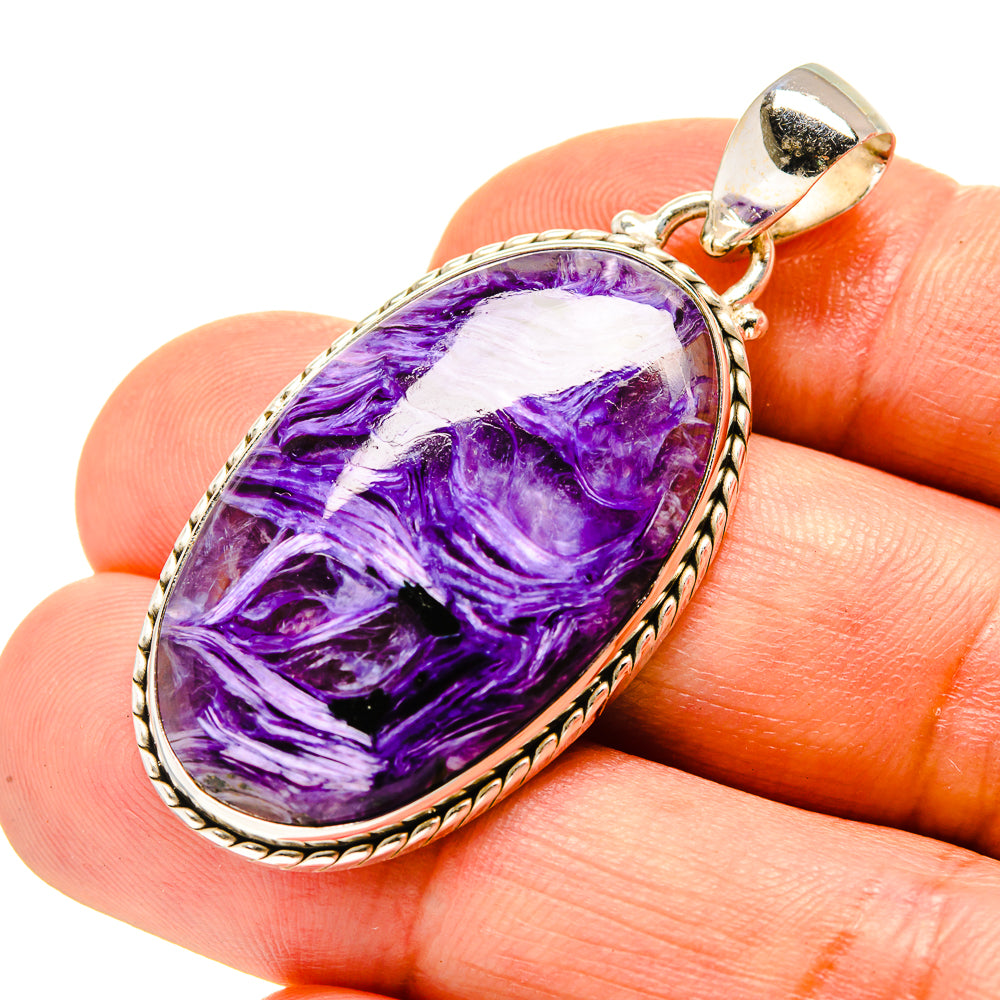 Charoite Pendants handcrafted by Anasilvercos - PD758153