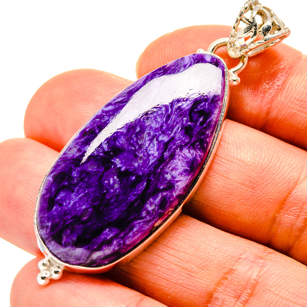 Charoite Pendants handcrafted by Anasilvercos - PD758154