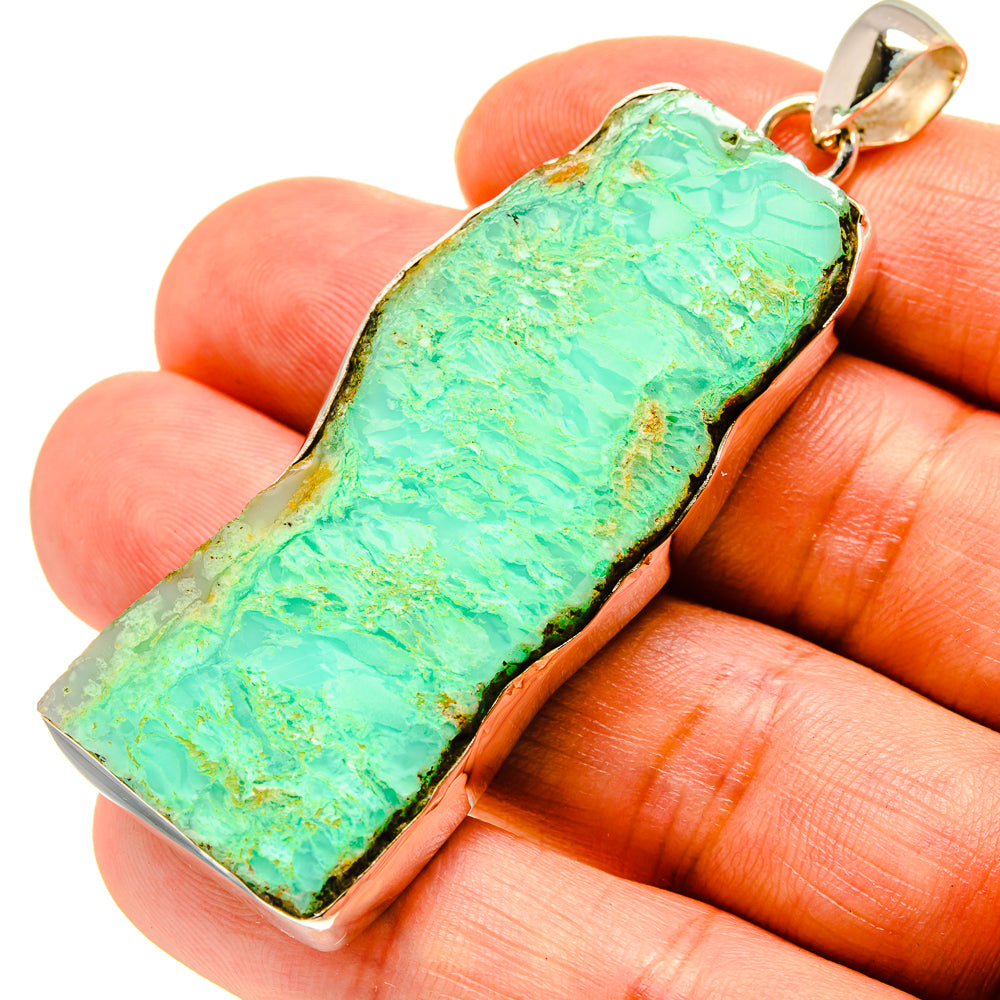 Chrysoprase Pendants handcrafted by Anasilvercos - PD758161