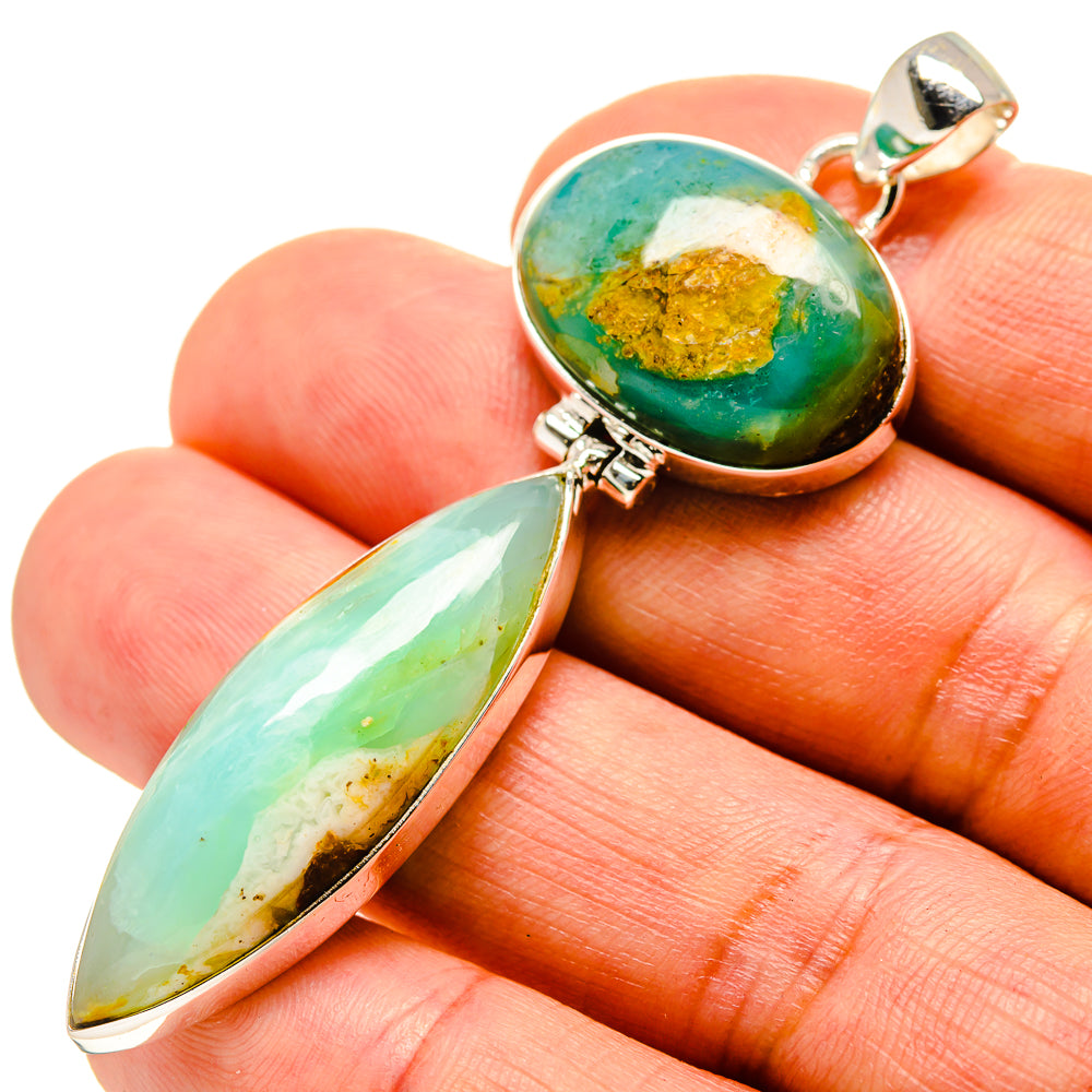 Peruvian Opal Pendants handcrafted by Anasilvercos - PD758165