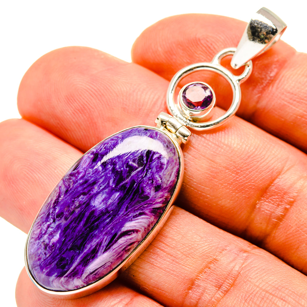 Charoite Pendants handcrafted by Anasilvercos - PD758177