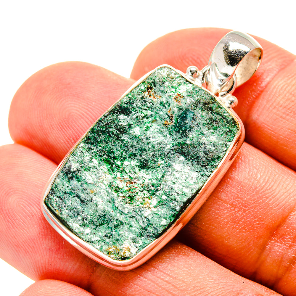 Green Fuchsite Pendants handcrafted by Anasilvercos - PD758184
