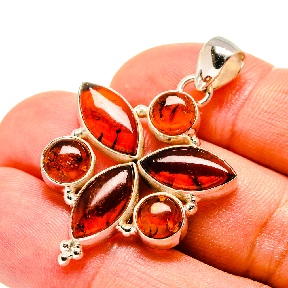 Baltic Amber Pendants handcrafted by Anasilvercos - PD758188