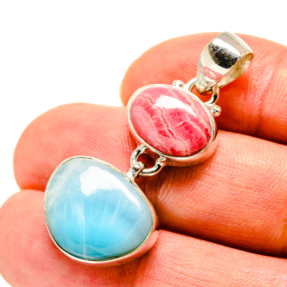 Larimar Pendants handcrafted by Anasilvercos - PD758202