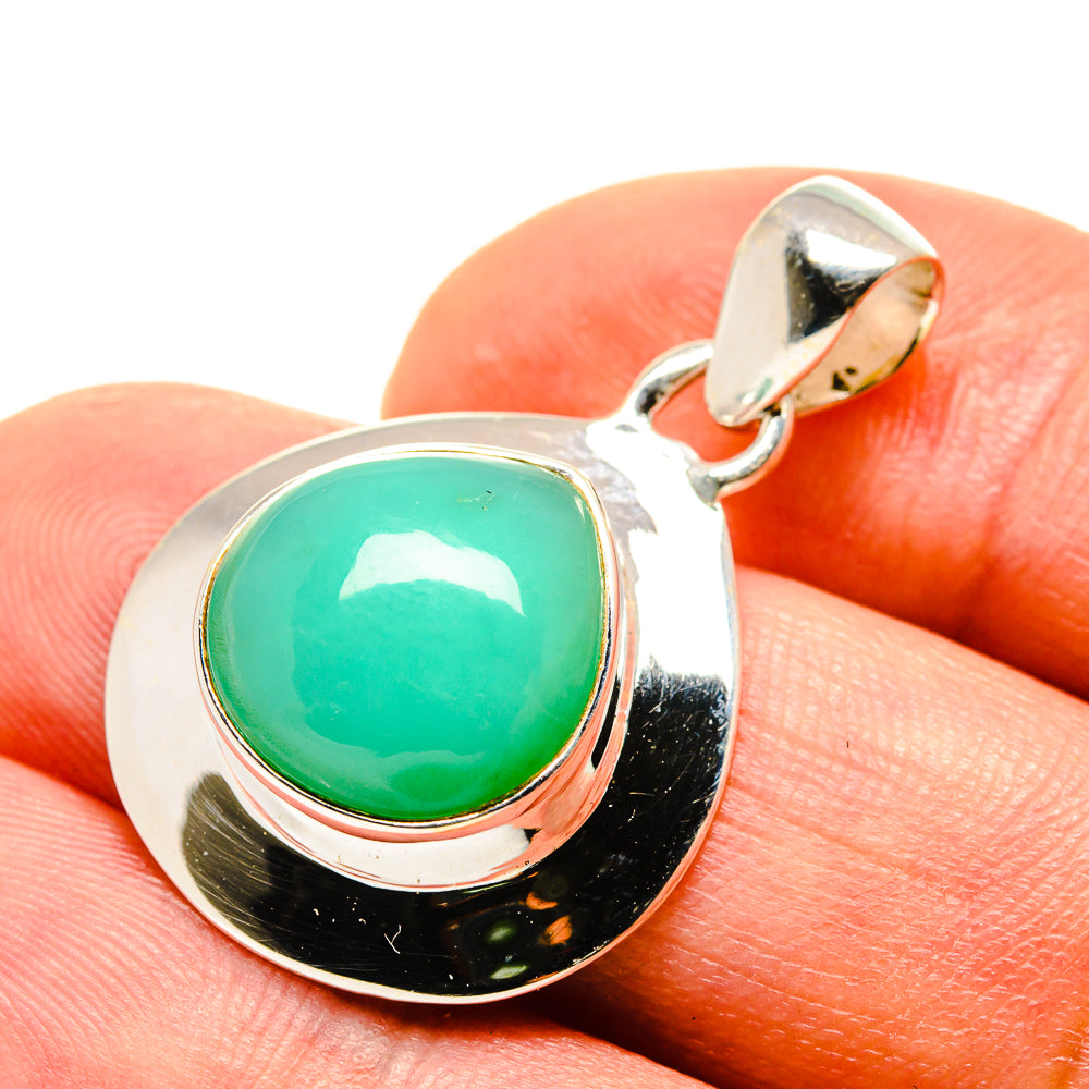 Chrysoprase Pendants handcrafted by Anasilvercos - PD758225