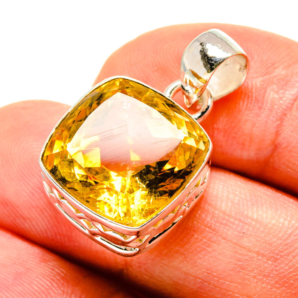 Citrine Pendants handcrafted by Anasilvercos - PD758232