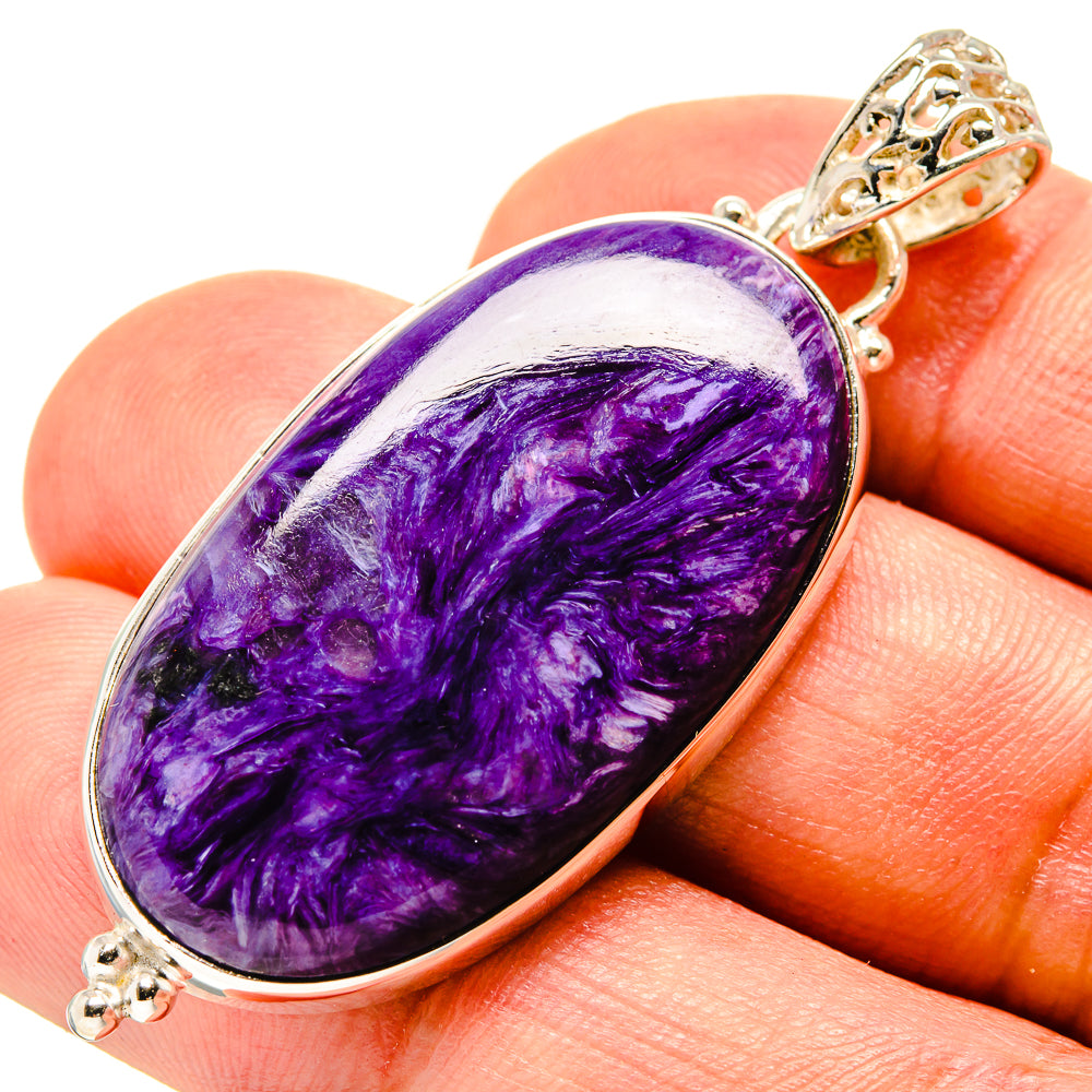 Charoite Pendants handcrafted by Anasilvercos - PD758254