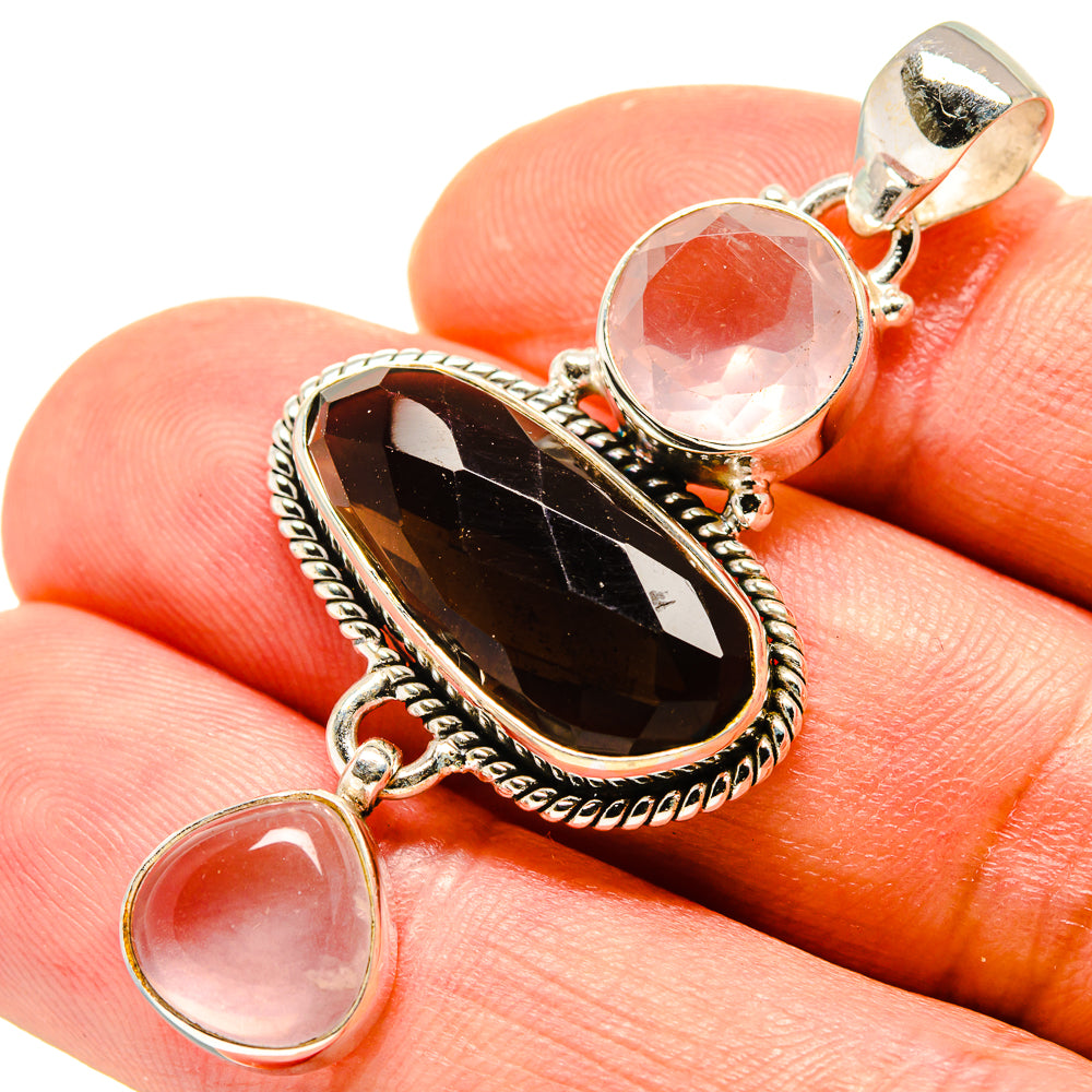 Smoky Quartz Pendants handcrafted by Anasilvercos - PD758258