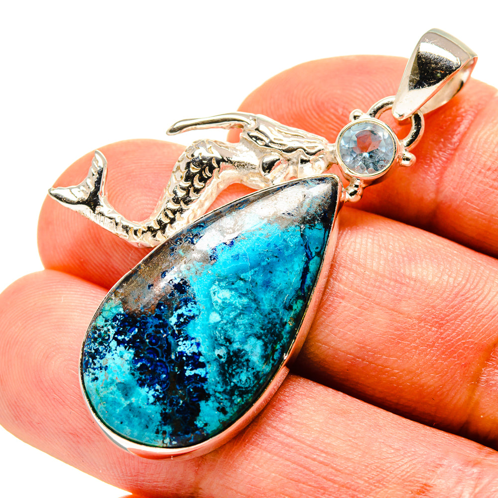 Shattuckite Pendants handcrafted by Anasilvercos - PD758267