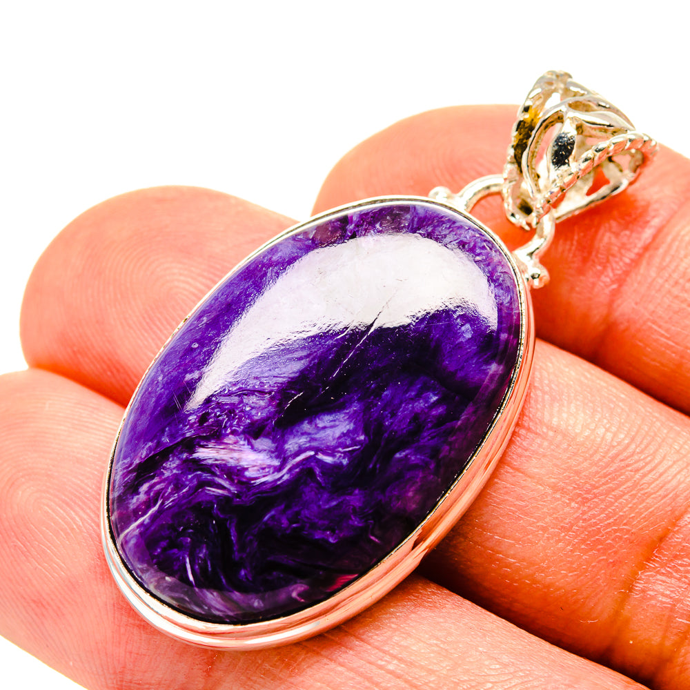 Charoite Pendants handcrafted by Anasilvercos - PD758271