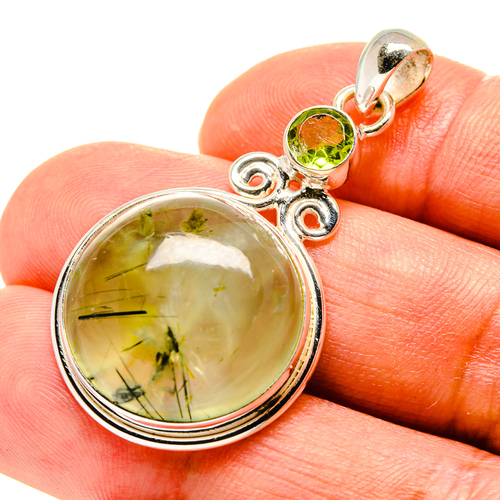 Prehnite Pendants handcrafted by Anasilvercos - PD758283