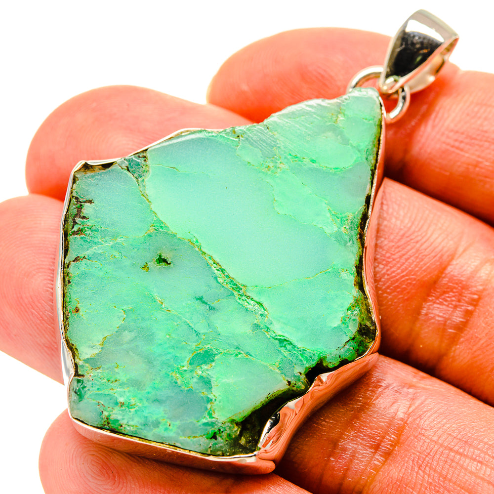 Chrysoprase Pendants handcrafted by Anasilvercos - PD758285