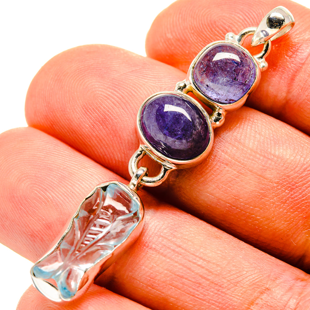 Aquamarine Pendants handcrafted by Anasilvercos - PD758295